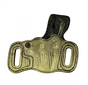 Exotic Slide Guard for a Kimber Solo, r/h, Ring Lizard, Leather Lined