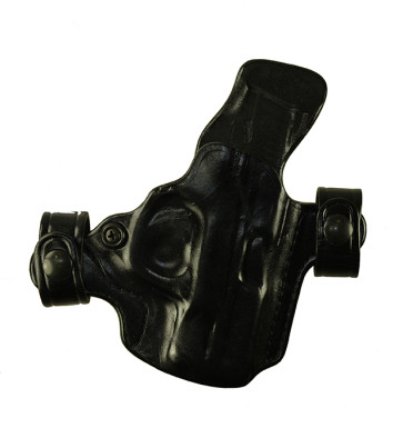 Snapper for a S&W M&P Shield 3.1", r/h, Cowhide, Black, Unlined