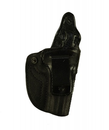 Down Under for a Browning 1911 380 Black Label 4" no rail, r/h, Cowhide, Black, Clip