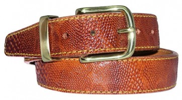 Embossed Rock Steady Belt Python