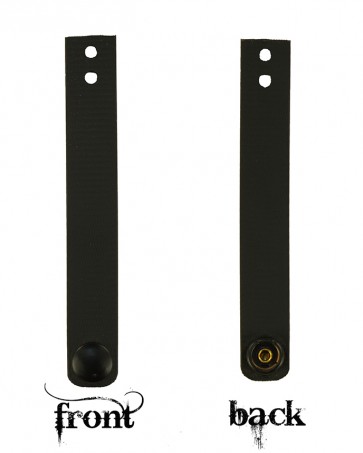 Laminated webbing, black