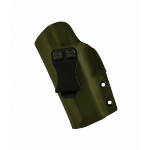 Reaction Lite for a Walther PPQ, l/h, Kydex, OD Green, Cant, Clip