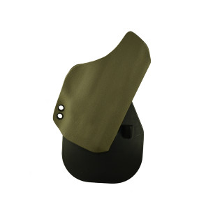 Zero Tolerance Extreme for a S&W M&P Shield 3.1" w/ Integrated Crimson Trace Laser, r/h, Kydex, Gray, Paddle, Canted