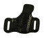 Executive Line Slide Guard for a Ruger LCP II 380, r/h, Cowhide, Black, Shark Embossed Front, Lined