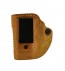 Hideaway for a Springfield Glock 42, l/h, Cowhide, Natural, Clip
