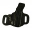 Slide Guard for a Taurus 740 w/ Crimson Trace Laser, r/h, Cowhide, Black, Unlined