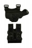 Under Taker for a Springfield XD 4", r/h, Cowhide, Black, Lined