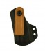 IWB Medium Duty Magazine Carrier for a Sig 229, l/h, Kydex, Black, Canted, Natural Strap