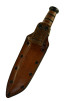 leather knife sheath back obl