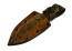 leather knife sheath small obl